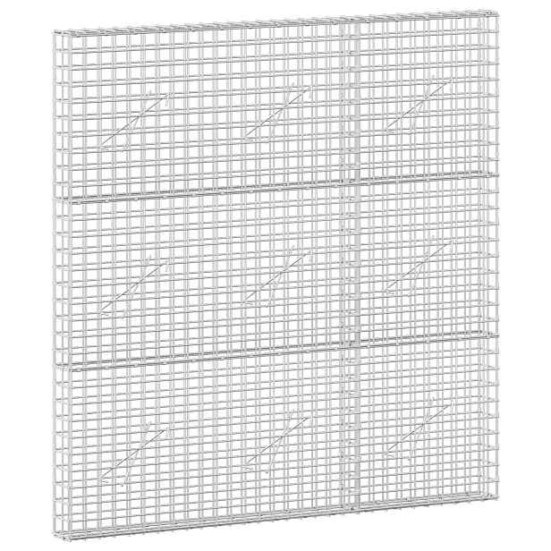 vidaXL Gabion s drátem 5 mm a síťkou 5x5 cm 150x10x150 cm