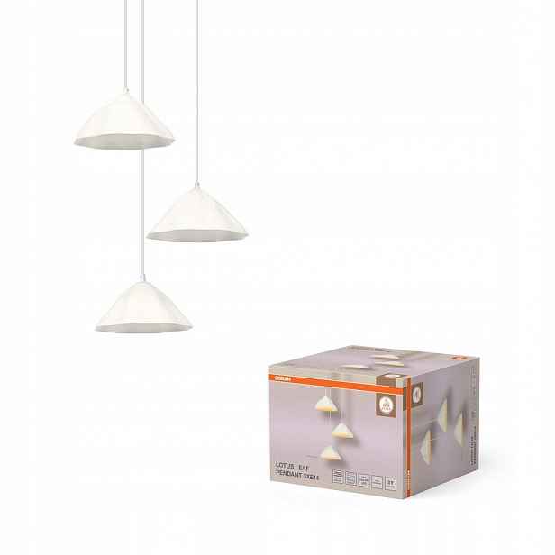 Závěsná stropní lampa 3x E14 Dekorativní bílá dekorace Osram