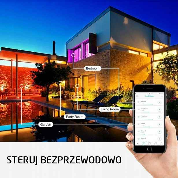 Vánoční Osvětlení Na Stromeček 200 Led Bluetooth 20 M Usb Rgb MIX