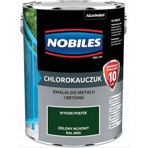 Chlorokaučuk 5L Zelený mechový Nobiles