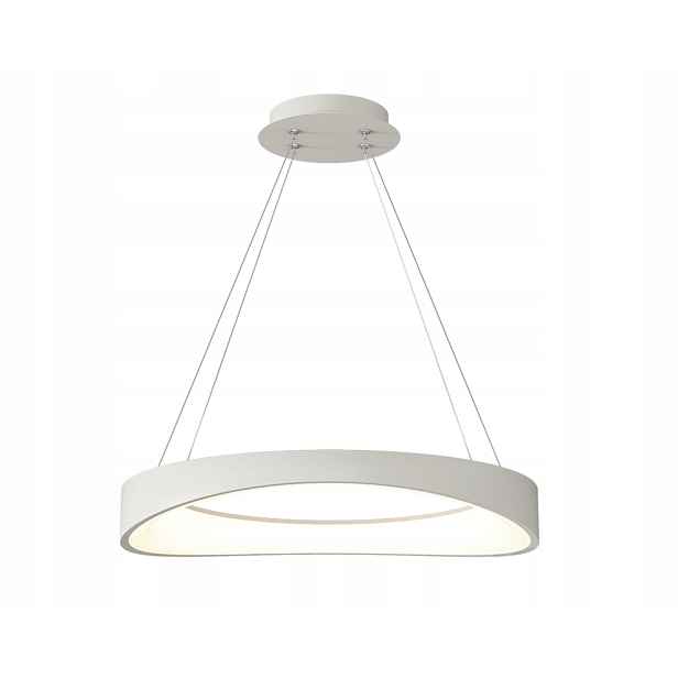 Circulo Moderní Led lampa Ring, bílá, 52 cm