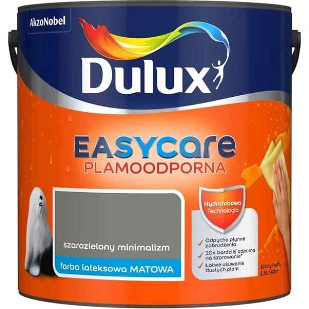 Dulux EasyCare barva Šedozelená Minimalismus mat 2,5L