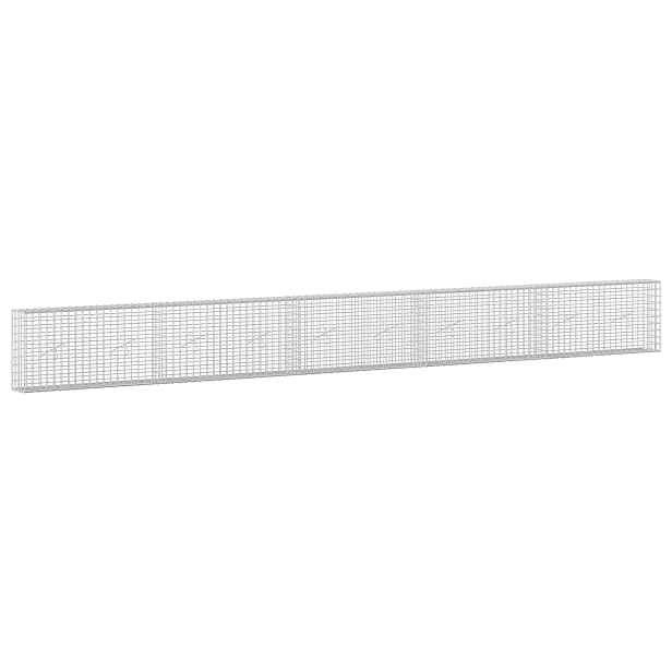 vidaXL Gabion s drátem 5 mm a síťkou 5x5 cm 500x20x50 cm