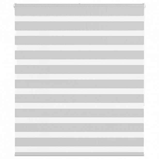 vidaXL Zebra roleta 125x150 cm šířka látky 120,9 cm polyester