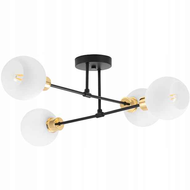 Závěsná Led stropní lampa Stropní Svítidlo Loft Bílé koule E27 do obývacího pokoje