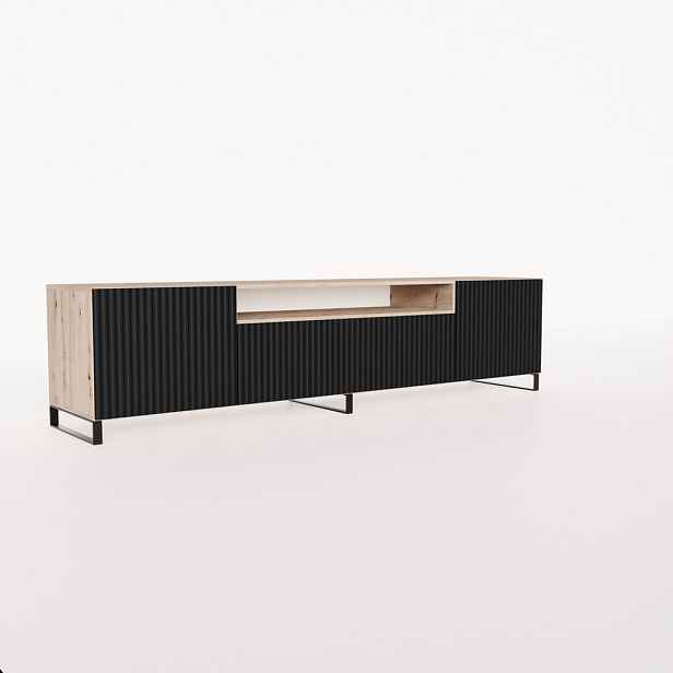 MASSENO STOJACÍ TV STOLEK VAREN, 200/41/40 cm, dub Artisan