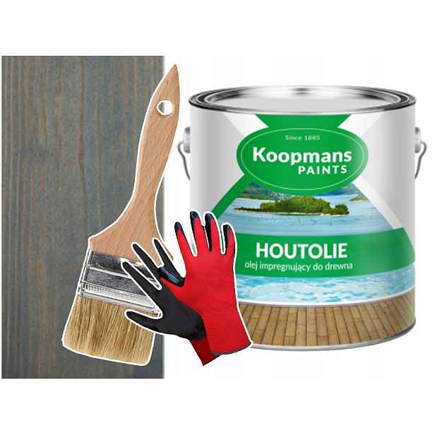Koopmans Olej na terasu Houtolie Šedý 2,5 l