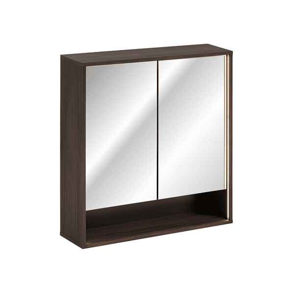 ArtCom Zrcadlová LED skříňka DOROTHY RISTRETTO 84-80-2D | 80 cm