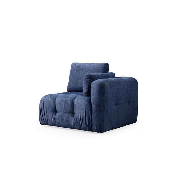 Křeslo / Jednomístná pohovka Amaris 1R - Navy Blue