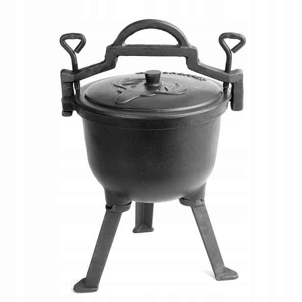 Litinový lovecký kotlík 5 L Survival Outdoor