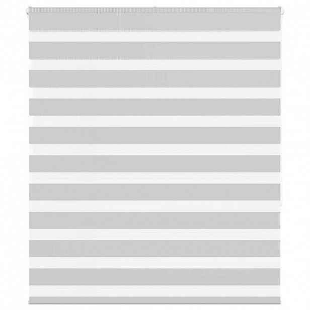 vidaXL Zebra roleta 130x150 cm šířka látky 125,9 cm polyester