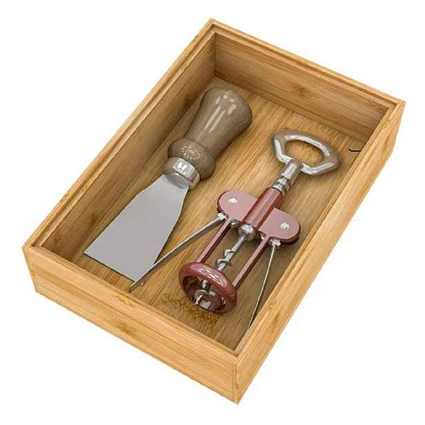Zeller Present Organizér do šuplíku kuchyně i koupelny, příborník BAMBOOZ (23x15x7)