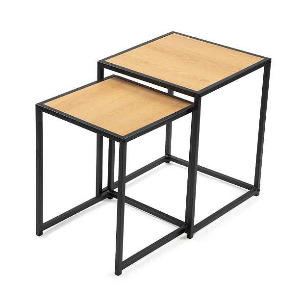 Odkládací stolky LOFTY Duo Oak