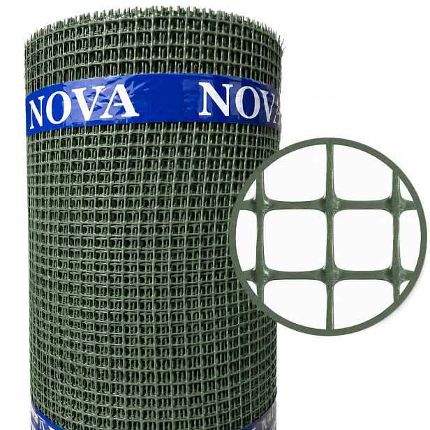 Plotová síť Khaki Rabatová plastová tmavě zelená 0,4 m x 50 m