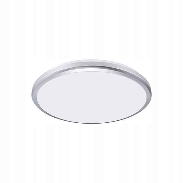 Struhm Planar Stropní Svítidlo Ø26cm 18W 4200K IP54 Stříbrný Kulatý