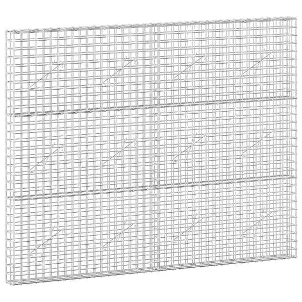 vidaXL Gabion s drátem 5 mm a síťkou 5x5 cm 200x10x150 cm