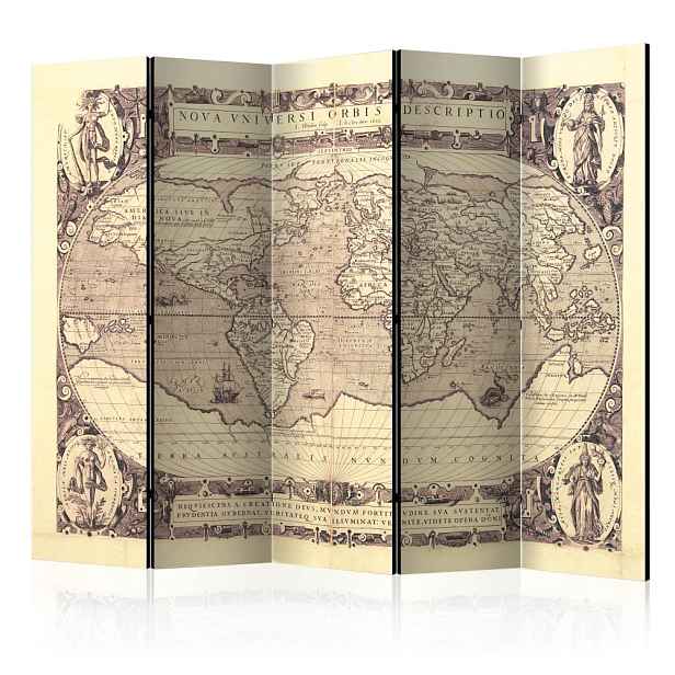 Paraván Nova Universi Orbis Descriptio Dekorhome