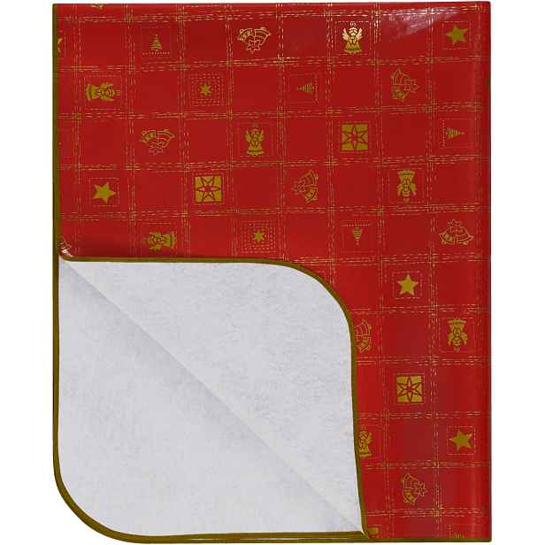 Livarno® Vánoční ubrus, 130 x 160 cm / 110 x 140 cm (červená)