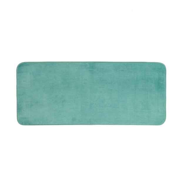 Tyrkysová koupelnová předložka 50x120 cm Vitamine – douceur d'intérieur