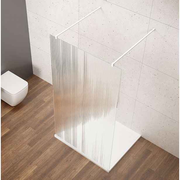 Gelco Vario - Sprchová stěna Walk-In do prostoru, 100x200 cm, Coated glass, bílá/nordic sklo GX1510-03