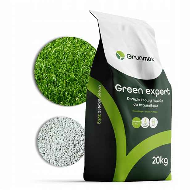 Grunmax Green expert dlouhodobě působící hnojivo pro trávy, Premium 20 kg