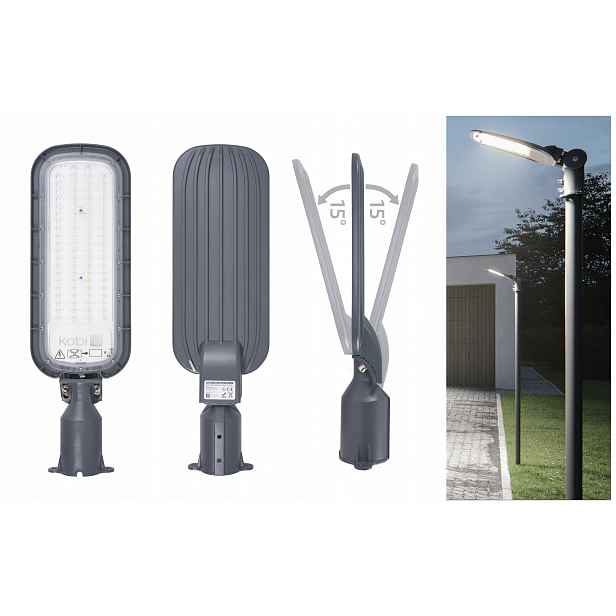 Led pouliční lampa Premium 150W 15000lm IP65 4000K silniční nastavitelná 3L Gw