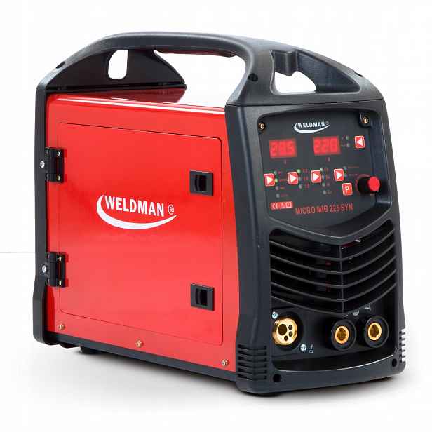 Poloautomatický svařovací stroj Mig/mag, mma, Tig Weldman 10-220 A 230 V