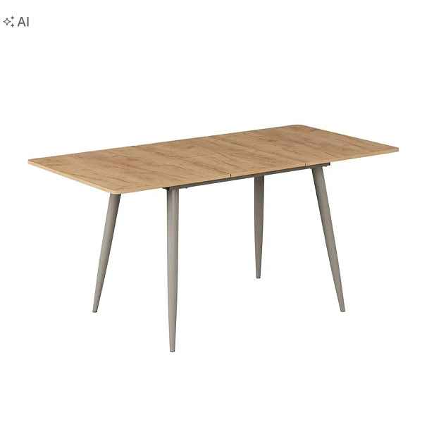 Rozkládací jídelní stůl Vicco Beaver 120-160x80 cm, dub goldkraft