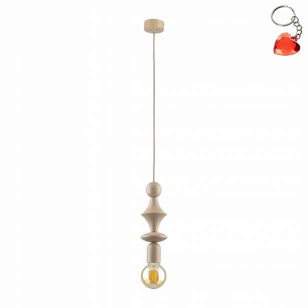 Závěsná stropní lampa Stropní Svítidlo Tower Béžová Moderní E27 Tk Lighting