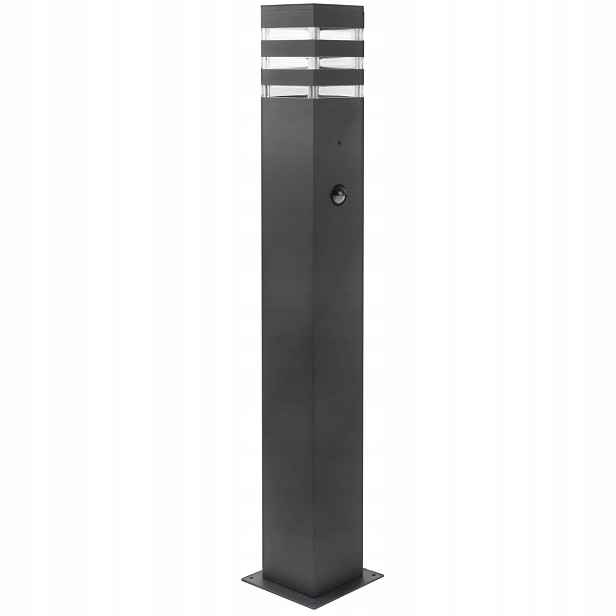 Venkovní stojací lampa s Senzorem Pohybu A Stmívání grafit 74 cm Polux