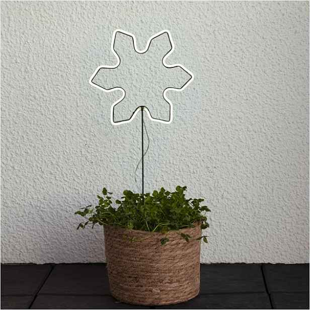 Venkovní světelná LED dekorace výška 60 cm Star Trading Neonsnowflake - bílá