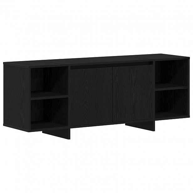 vidaXL Televizní skříň 130 x 35 x 50 cm Černý dub Kompozitní dřevo