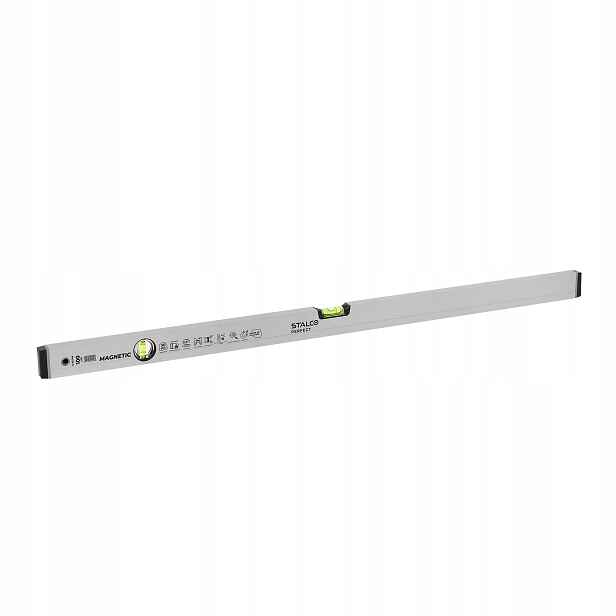 Vodováha Hliníková Eloxovaná S Magnetem 100 CM Stalco 1 m