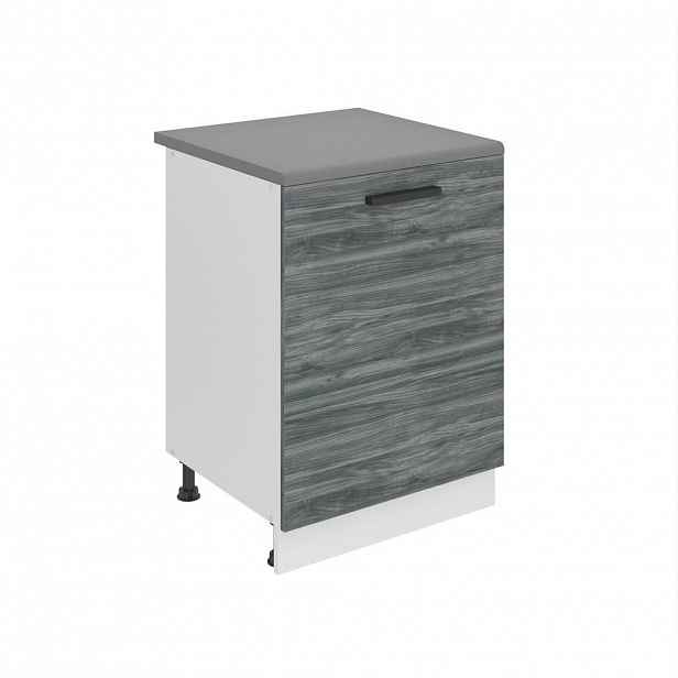 B BELINI GROUP KUCHYŇSKÁ SPODNÍ SKŘÍŇKA 60 cm SD, s pracovní deskou, s 1 dveřmi, Glamour dřevo