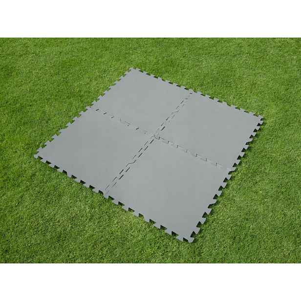 Bestway Pěnová podložka pod bazén Šedá 50 cm x 50 cm 58639