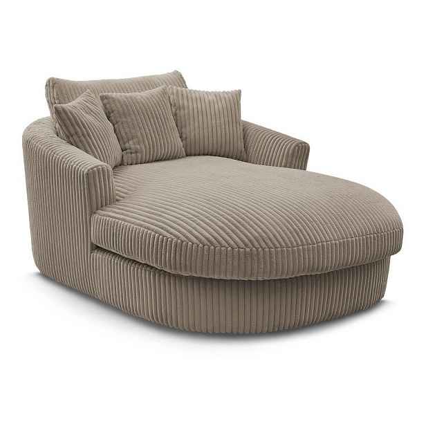 Taupe manšestrové křeslo Belem – Bobochic Paris