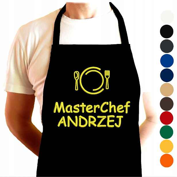 Dárek pro Andrzeje na svatoondřejská noc narozeniny Fartuch MasterChef jméno