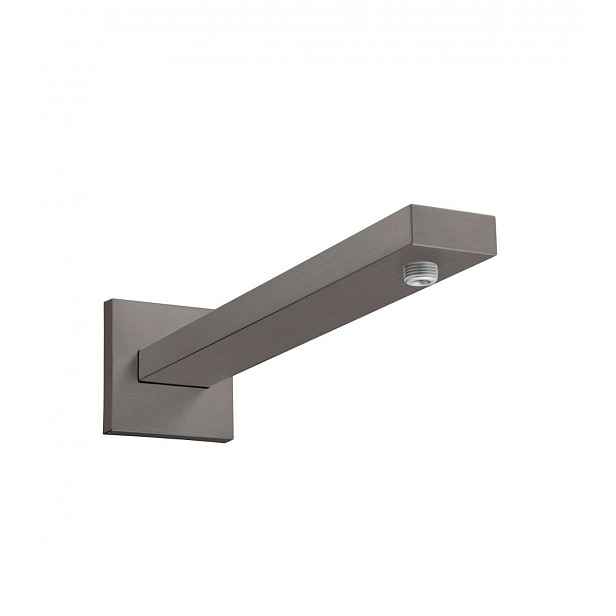 Hansgrohe - Sprchové rameno 39 cm, kartáčovaný černý chrom 27694340