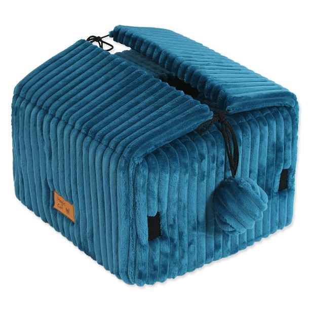 Modrá kukaň pro kočku 40x36 cm Magic Cat Stripe – Plaček Pet Products
