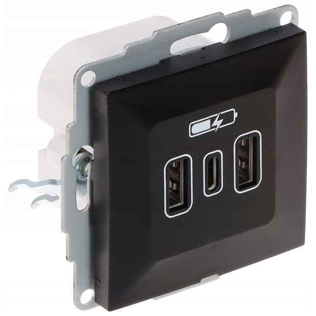Nabíjecí Zásuvka SANTRA/4108-19/EPN Usb 5 V DC 3.4 A Elektro-Plast
