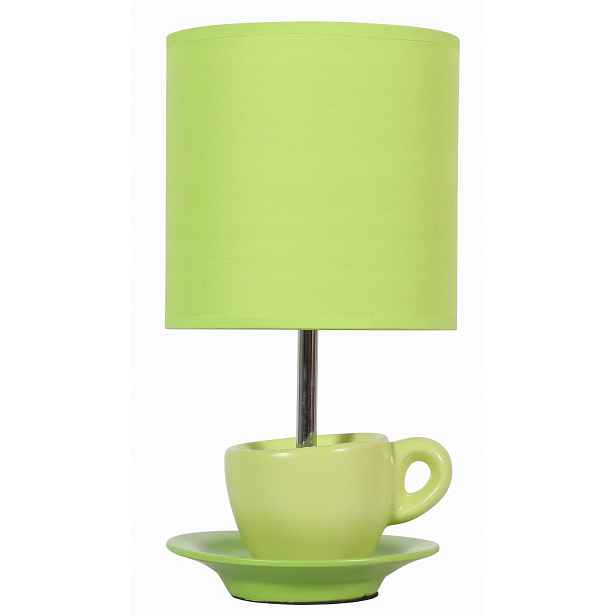 Stolní lampa Candellux Cynka E27 60W 31cm Zelená