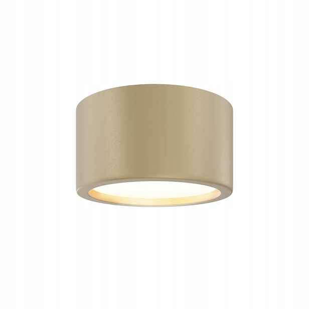Stropní bod matný zlatý kulatý 17 cm pro Led koupelnu 3000K IP44 Maytoni