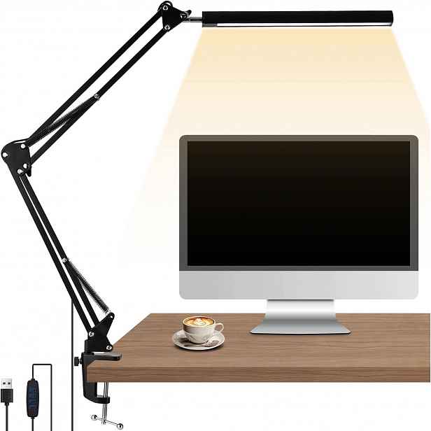 10W Led stolní lampa na školní stůl Noční Lampa Kreslící, nastavitelná