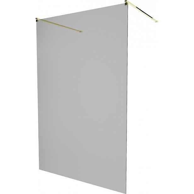 MEXEN - KIOTO samostatně stojící sprchová zástěna 100 x 200, grafit, černá 800-100-002-70-40