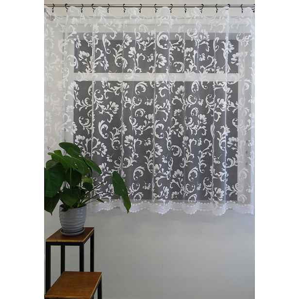 Mg Záclona žakár 31630 Bílá 250x250 cm hotová s páskou M