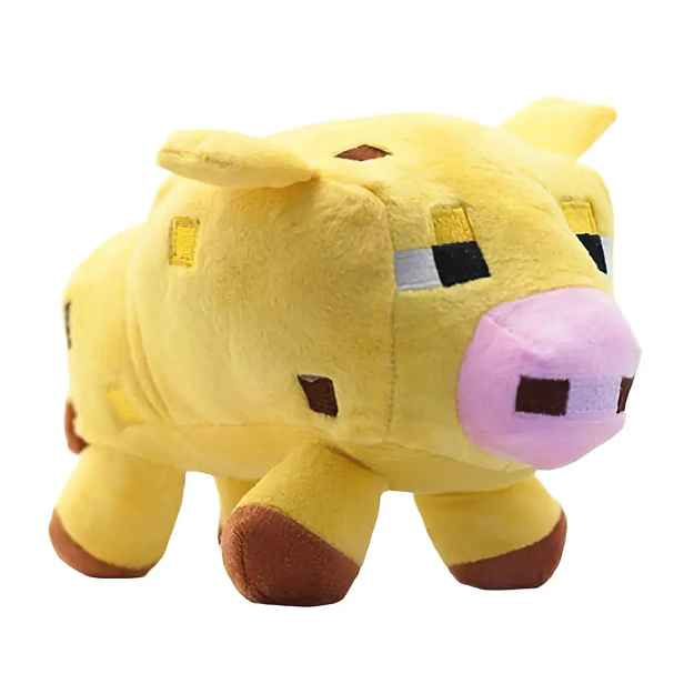 Plush Plyšová hračka PHBH2094 Minecraft Prase žluté
