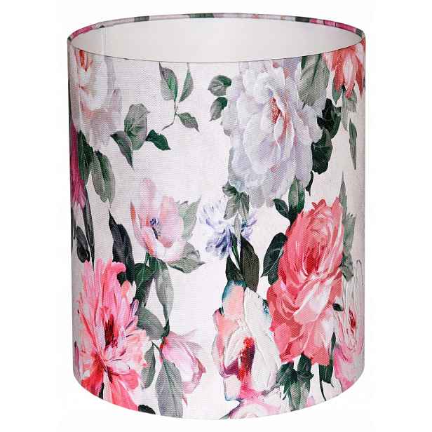 Stínidlo Na Lampu Závěsný válec 13/15 cm E27 Květiny Primavera
