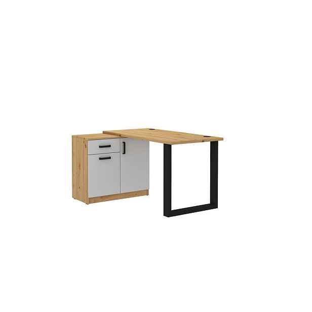 MASSENO PSACÍ STŮL MALTESA, 138x67x75,3 cm, dub Artisan