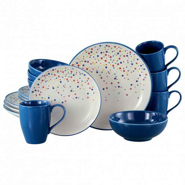 Creatable KOMBINOVANÁ SOUPRAVA Joy Blau-bunt 16dílné