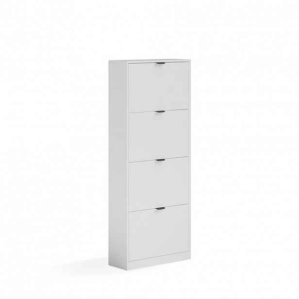 Vicco BOTNÍK NA BOTY Gizmo, Bílá, 59 x 146.6 cm se 4 přihrádkami